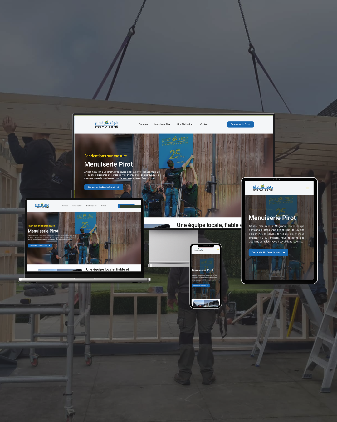 Nouveau Site Menuiserie Pirot